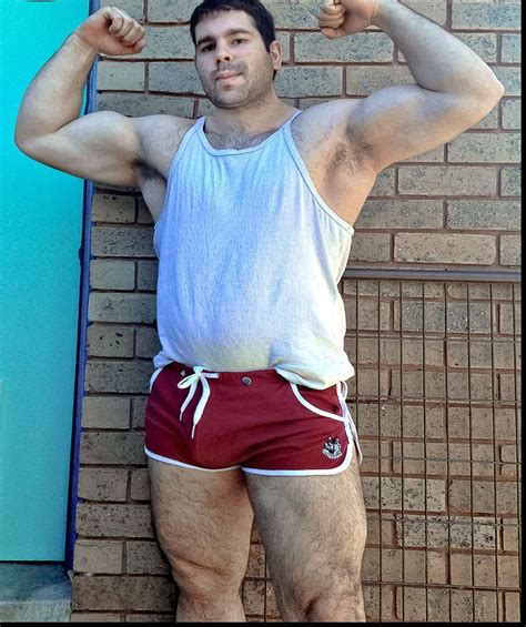 Topher Phoenix and MuscleBull have found a studded, <b>hairy</b> leather <b>muscle</b> daddy to play with. . Gay hairy muscular porn